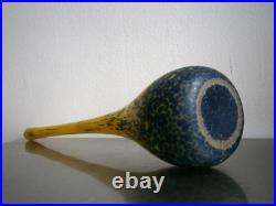 Vase Pâte de verre Art Déco St Delatte décor Coloquinte 1930 Ancien 46cm