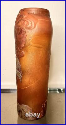 Vase Pte De Verre Legras Verrerie De Pantin Art Deco Art Nouveau