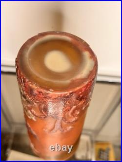 Vase Pte De Verre Legras Verrerie De Pantin Art Deco Art Nouveau