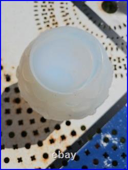 Vase VERLYS papillon verre opalescent Art Déco Nouveau Sabino Lalique Daum XXE