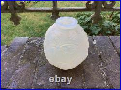 Vase VERLYS papillon verre opalescent Art Déco Nouveau Sabino Lalique Daum XXE