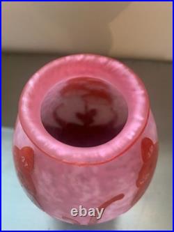 Vase art déco Le Verre Français modèle digitales