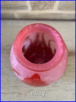 Vase art déco Le Verre Français modèle digitales
