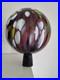 Vase art déco verre. Vintage glass art deco soliflores decoration