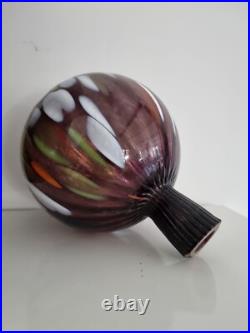 Vase art déco verre. Vintage glass art deco soliflores decoration