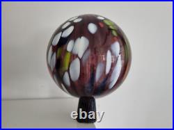 Vase art déco verre. Vintage glass art deco soliflores decoration