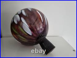 Vase art déco verre. Vintage glass art deco soliflores decoration