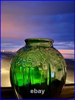 Vase en verre Art Déco