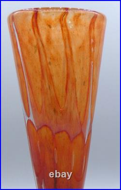 Vase pate de verre VERLYS Art Déco série Hautot décor intercalaire Era Daum Vase pate de verre VERLYS Art Déco série Hautot décor intercalaire Era Daum