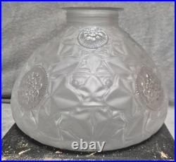 Vase pied De Lampe Art Deco Simonet Et Dieupart Verre Moulé