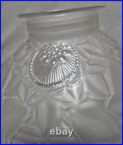 Vase pied De Lampe Art Deco Simonet Et Dieupart Verre Moulé