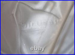 Vase pied De Lampe Art Deco Simonet Et Dieupart Verre Moulé