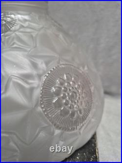 Vase pied De Lampe Art Deco Simonet Et Dieupart Verre Moulé