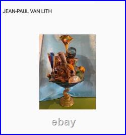 Vase verre art déco