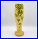 Vase verre soufflé émaillé à décor végétal signé Legras modèle Tournai Art Déco