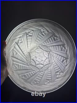 Vasque pour Lustre Abat-jour en Verre Moulé Art Déco Schneider