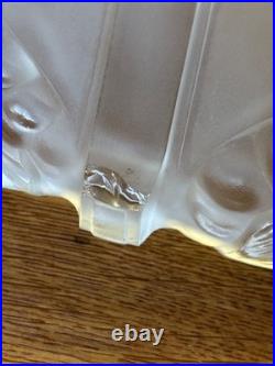 Vasque verre moulé pressé art deco decor de Fruits à Identifier