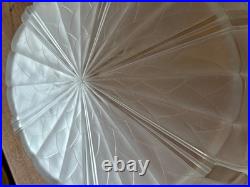 Vasque verre moulé pressé art deco decor de Fruits à Identifier