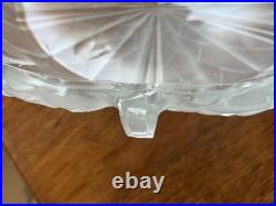 Vasque verre moulé pressé art deco decor de Fruits à Identifier