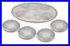 Verlys France Art Déco Verre Opalescent Argent Minerve Dessous de Plat