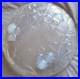 Verlys France Coupe centre de table art déco en verre moulé opalescent Marrons