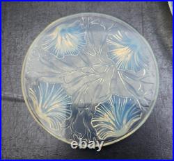 Verlys Plateau Coupelles Verre Opalescent Art Deco 1930 Tray Glass