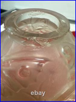 Verlys Vase Boule Art Deco A Decor De Papillons