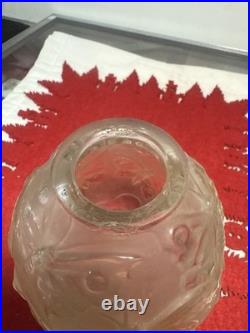 Verlys Vase Boule Art Deco A Decor De Papillons