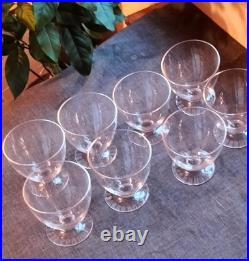 Verre Daum Cristal. Art Déco. Bon État. Signés. Apéritif. Bistrot. France