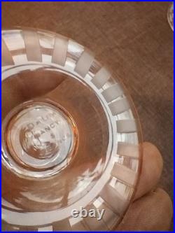 Verre Daum Cristal. Art Déco. Bon État. Signés. Apéritif. Bistrot. France