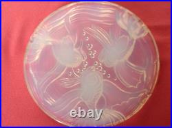 Verre opalescent Verelys France Art Deco Carpe Koi Signé Et Rare