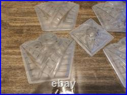 Verrerie d'art Deguè (David Gueron) Verrerie de lustre ou Appliques Art Déco