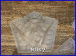 Verrerie d'art Deguè (David Gueron) Verrerie de lustre ou Appliques Art Déco