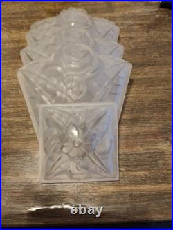 Verrerie d'art Deguè (David Gueron) Verrerie de lustre ou Appliques Art Déco