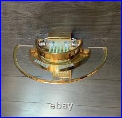 Vintage Paire De Lampes Appliques Métal-verre-design 70 80 Art Déco