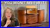 You Won T Believe What Is Hiding Under This Finish Art Deco Bar Cabinet Glam Restoration